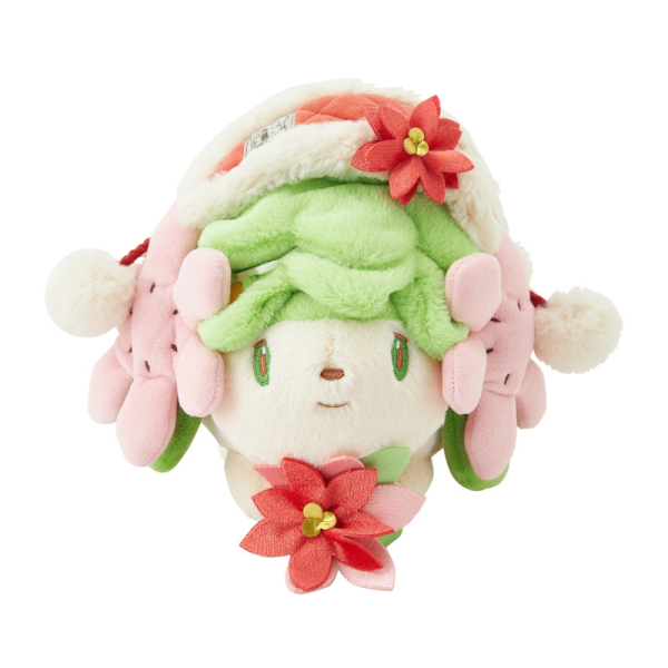 Officiële Pokemon center knuffel Shaymin Heartwarming Christmas 20cm